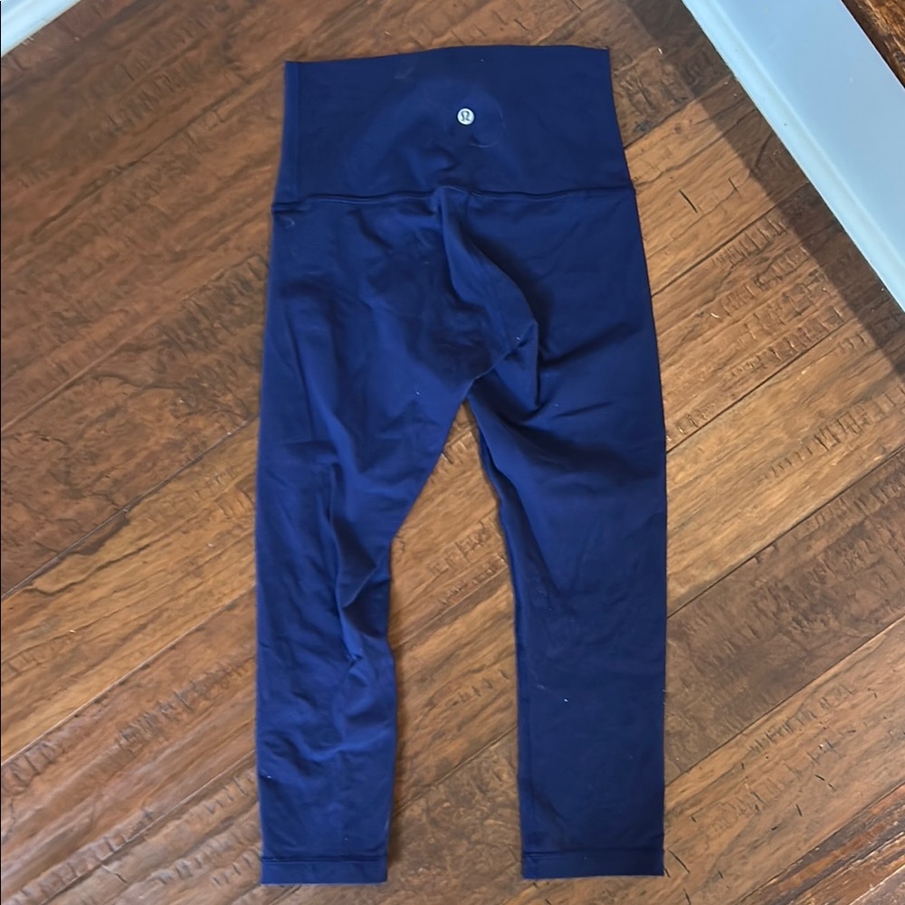 Lululemon Blue Leggings High Waist Stretch